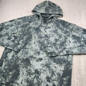 Lululemon Hoodie Men Large City Sweat Pullover Stretch Classic Fit Tie Dye Green